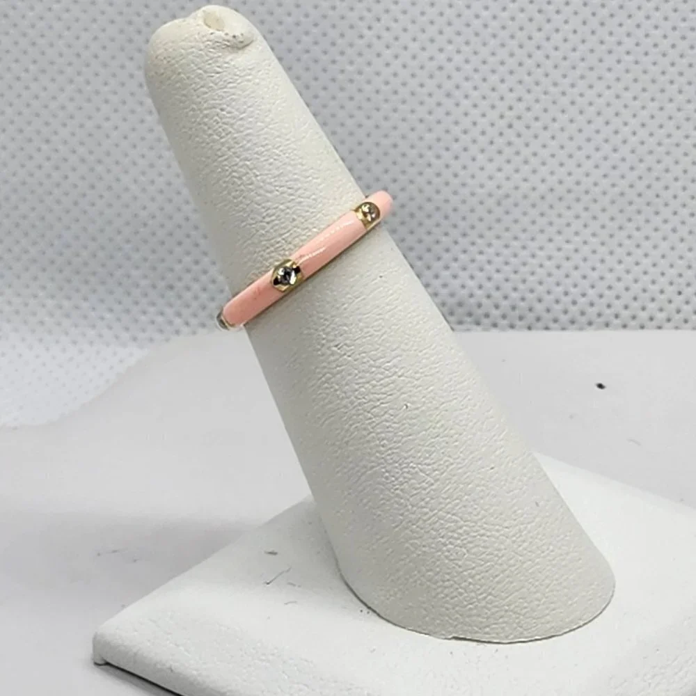 Brand New Sterling Silver 925 Light PINK Band / Ring - Picture 5 of 5